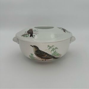 Apilco Porcelain Chamart France Baking Casserole Dish With Lid